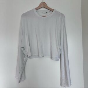 Aritzia Wilfred Long Sleeve Crop